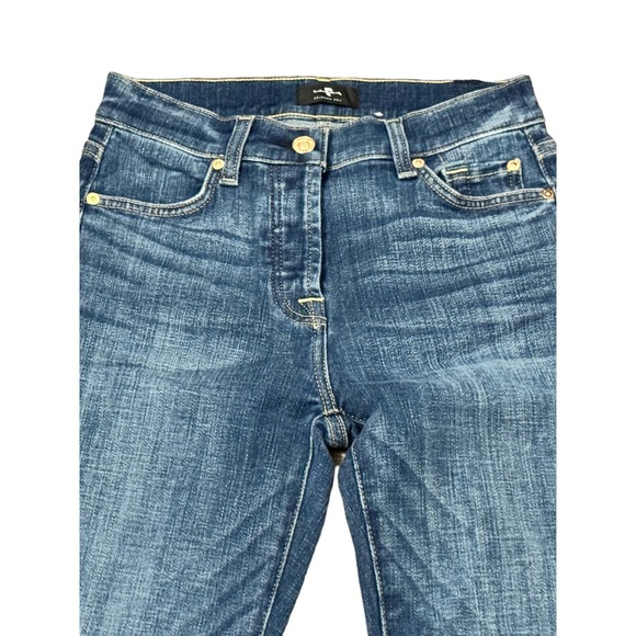 NWT 7 For All Mankind Josefina High Rise Jeans Blue Women's Size 23 - Picture 2 of 12